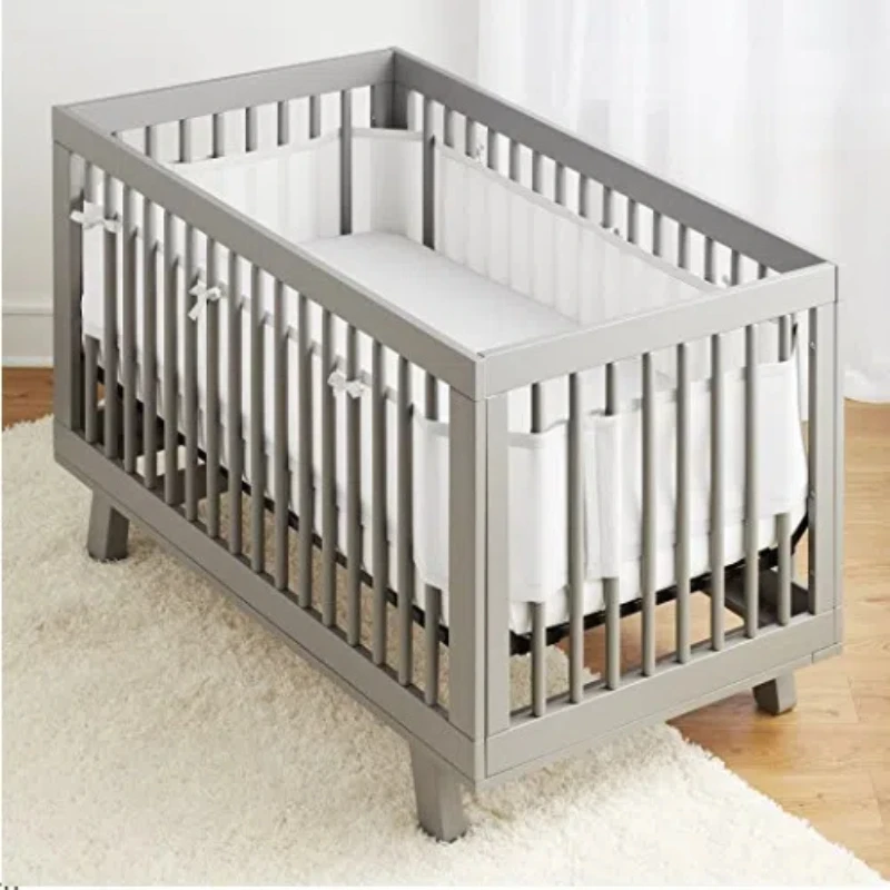 Summer Infant Bedding Newborn Bed Around Protector Baby Mesh Crib Bumper Liner Breathable Detachable and washable