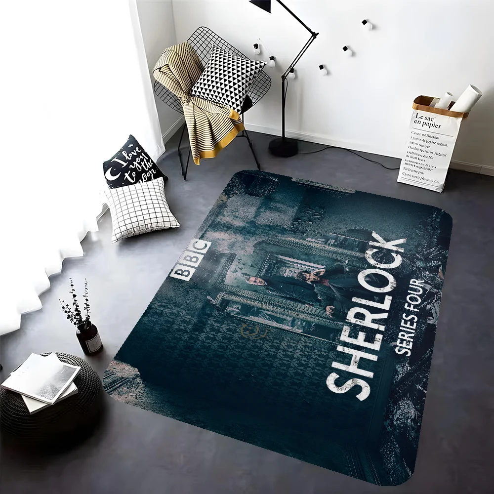 Sherlock Movie Kitchen Mat Nordic Style Bedroom Living Room Doormat Home Balcony Anti-Slip Welcome Rug