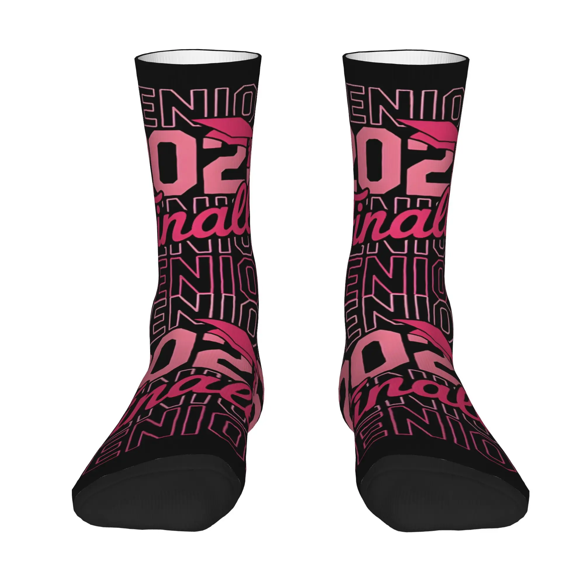 Funny Sock Graduation in 2026 Senior 2026 Graduation Class Of 2026 1 Hip Hop Quality  Printed Men Crew Socks Novelty Men's Socks