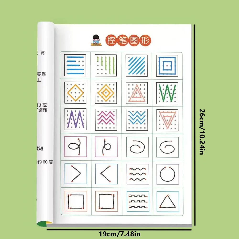 Preschool Line & Curve Tracing Workbook 48 Pages Kids Pencil Control Practice Activity Book for Early Learners