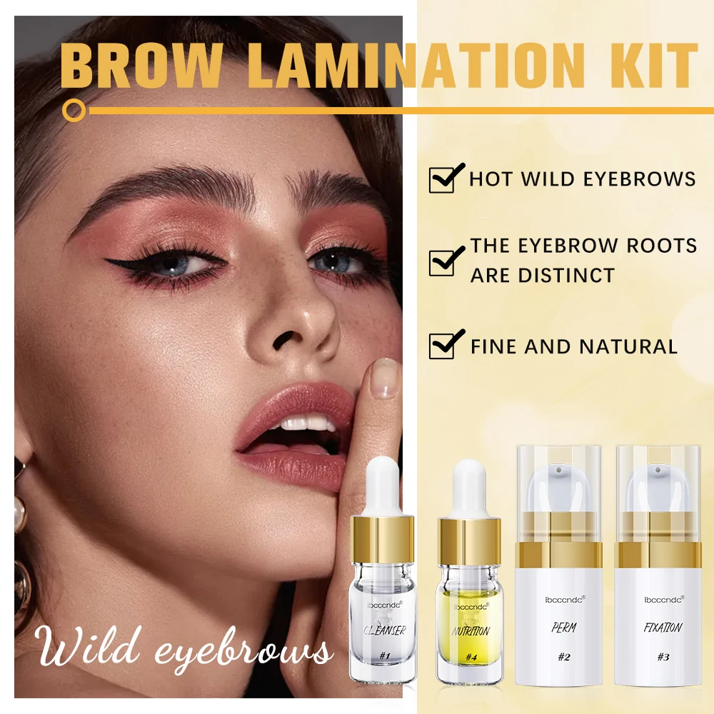 Semi-permanent Eyebrow Perming Lotion Eyebrow Lifting Styling Beauty Nutrition Brow Lamination Lift Perm Makeup Kit