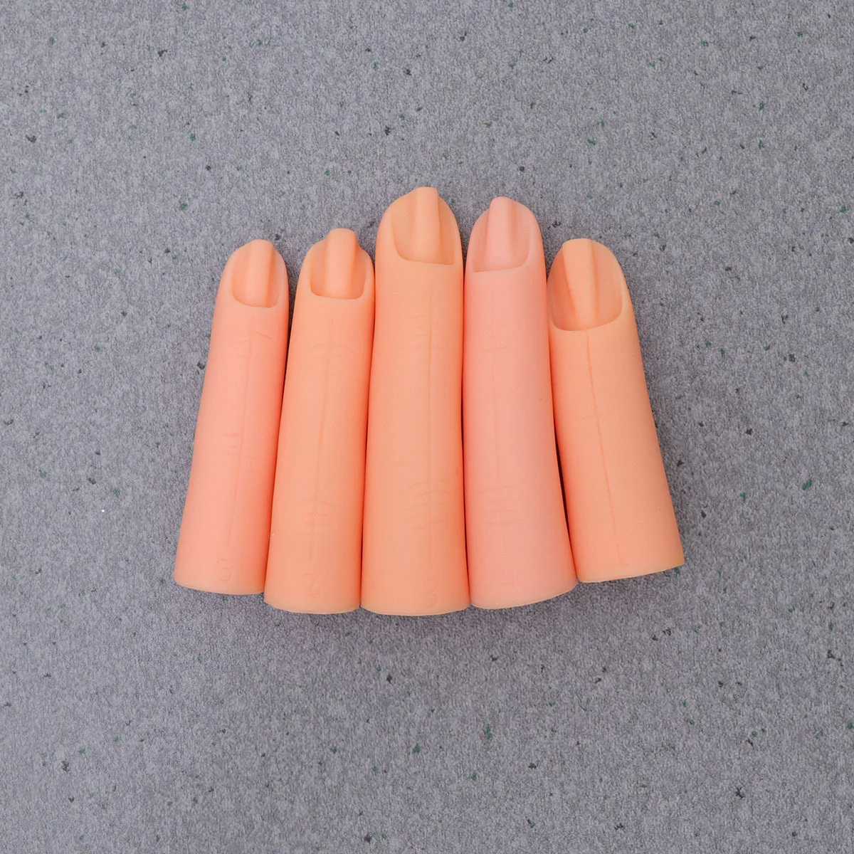 مسمار الفن ممارسة الاصبع كاذبة المواد المميزة أداة تدريب مانيكير مسمار الفن أصابع كاذبة مانيكير ممارسة كاتب #5