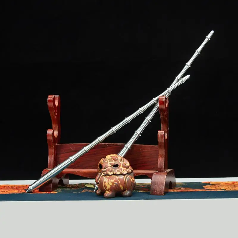 

59cm Outdoor Portable EDC Multifunctional Longquan Bamboo Short Whip Stick Car Emergency Window Breaking Tool