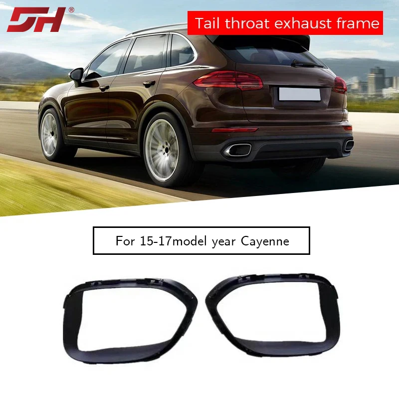 95850583710 95850583810 Tail Throat Exhaust Frame for Porsche Cayenne 958.2 2015-2017