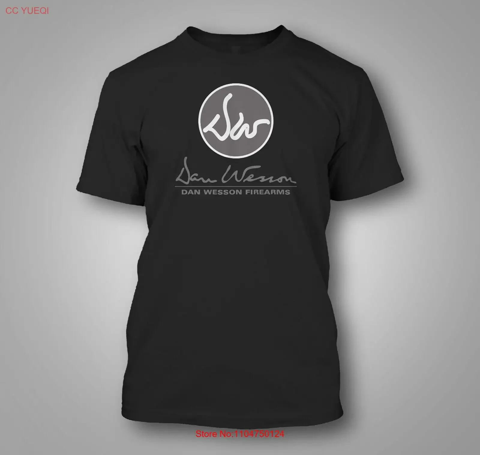 Dan Wesson armas de fuego armas camiseta personalizada vintage lavado gráfico transpirable streetwear ligeramente homme moda elegante