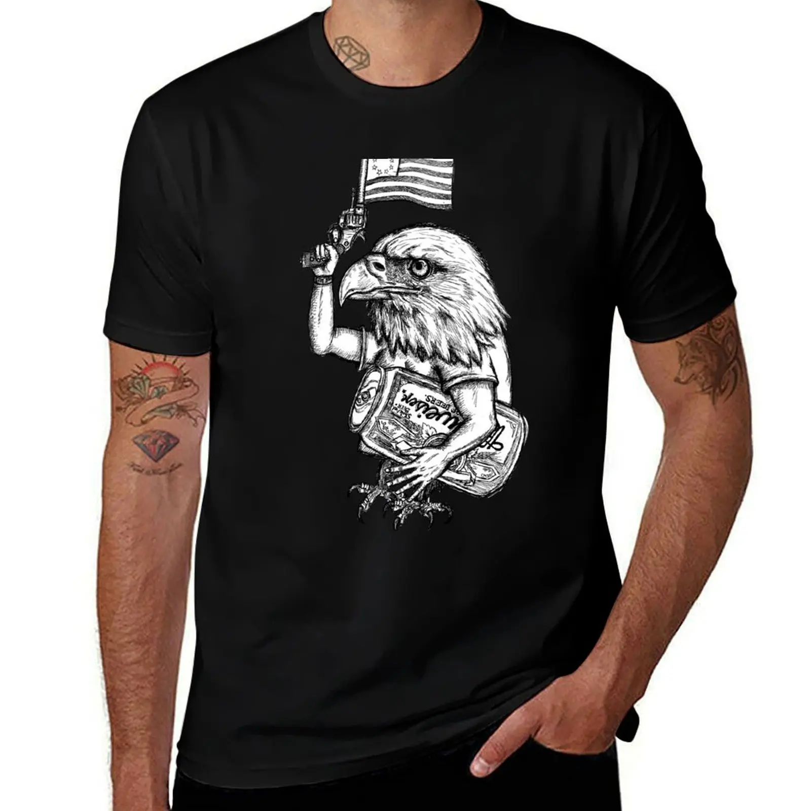 

Murica T-Shirt Breathable Lightweight Summer Top
