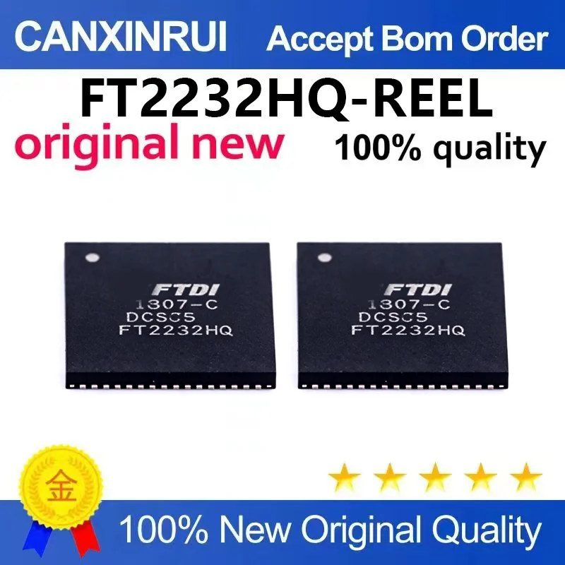 （5pcs-10pcs）Brand new original FT2232HQ FT2232HQ-REEL packaged QFN-64 microcontroller chip