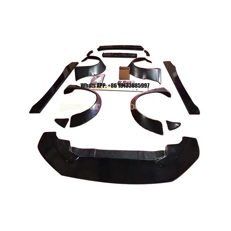 2012-2014 LB Style Fiberglass Car Body Kit for Audi A5 Front Lip Side Skirts Rear Diffuser Lip Spoiler Wheel Eyebrow Two Doors