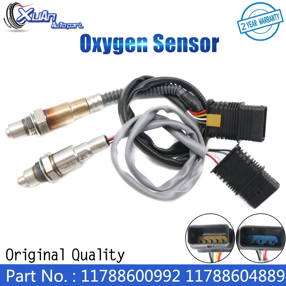 

XUAN Front Rear Air Fuel Ratio Lambda O2 Oxygen Sensor 11788600992 11788604889 For BMW X1 F48 2.0L Mini Cooper F54 F56 F57 14-19