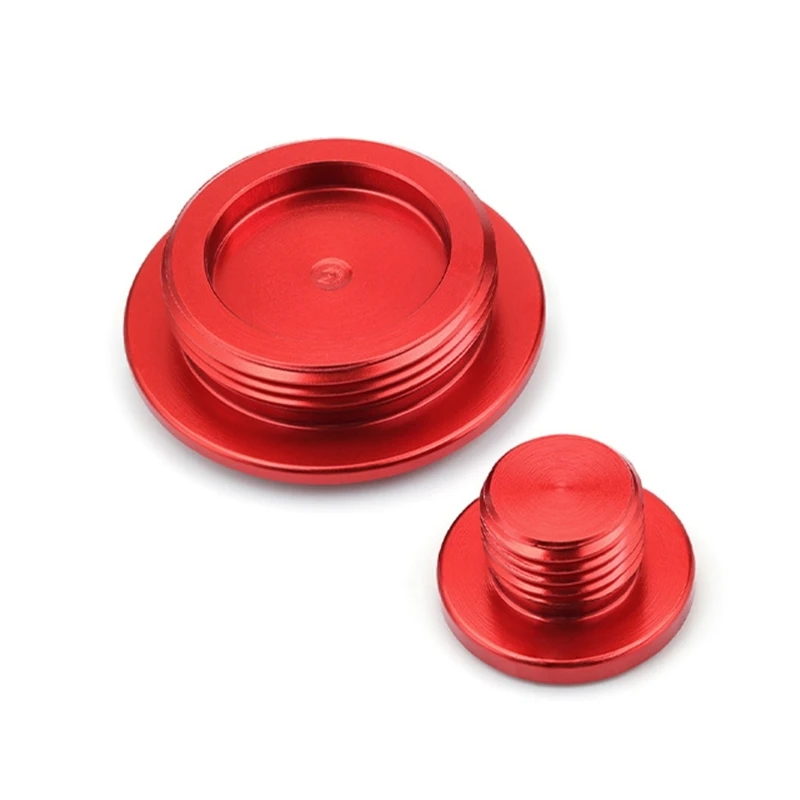 87HE Motorcycle ATVs Oil Filler Drain Plug Caps Cover For CRF450R XR650L XR250R Model