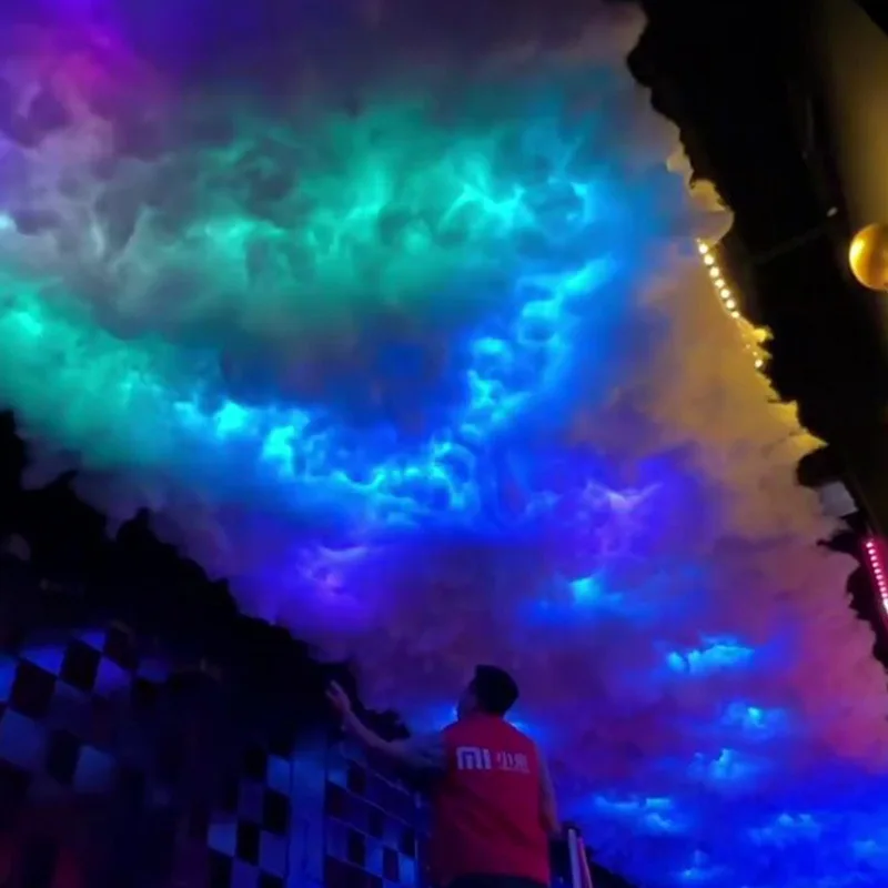 

thunder cloud light intelligent decoration bar role play tabletop game lightning cloud light atmosphere e-sports voice control