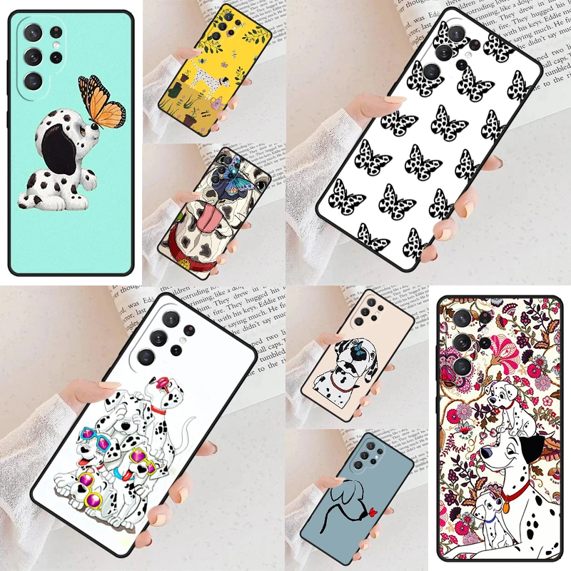 Dalmatian butterfly Cell Phone Case for Samsung Galaxy S26 Ultra S25 S24 S23 S22 S21 S20 Note10 Cover