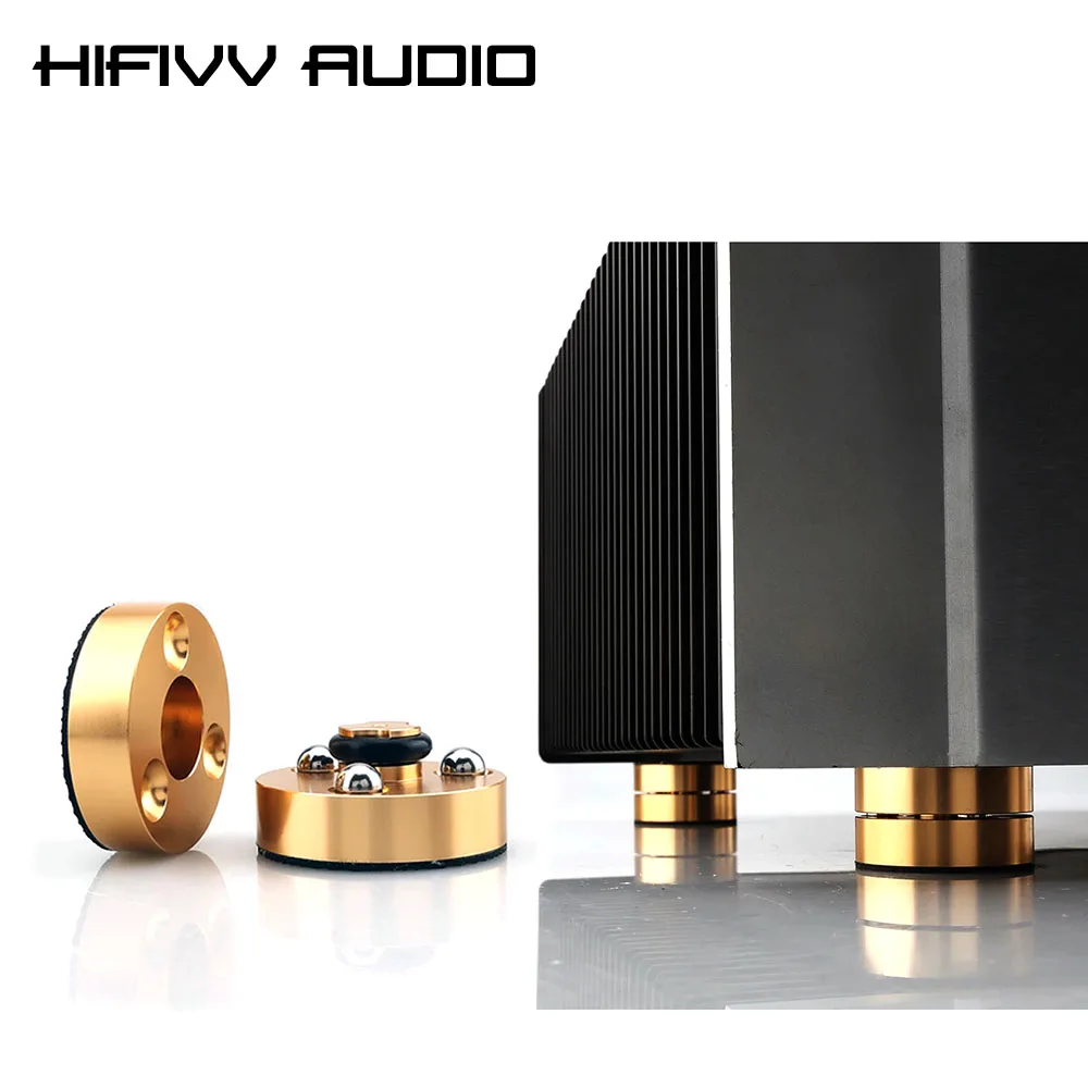 

4Pcs Hi End Beads Anti-shock Shock Absorber Foot Pad for Audio Equipment Amplifier Speaker Vibration Absorption Stands Feet Pads