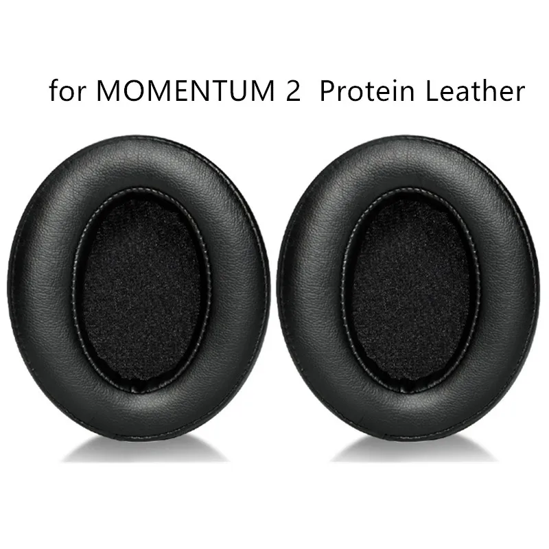 Sostituzione 1 paio di cuscinetti per le orecchie in pelle di pecora per Sennheiser MOMENTUM 1 2 3 cuffie cuscinetti per le orecchie auricolare cuscino in schiuma cuscino per l'orecchio