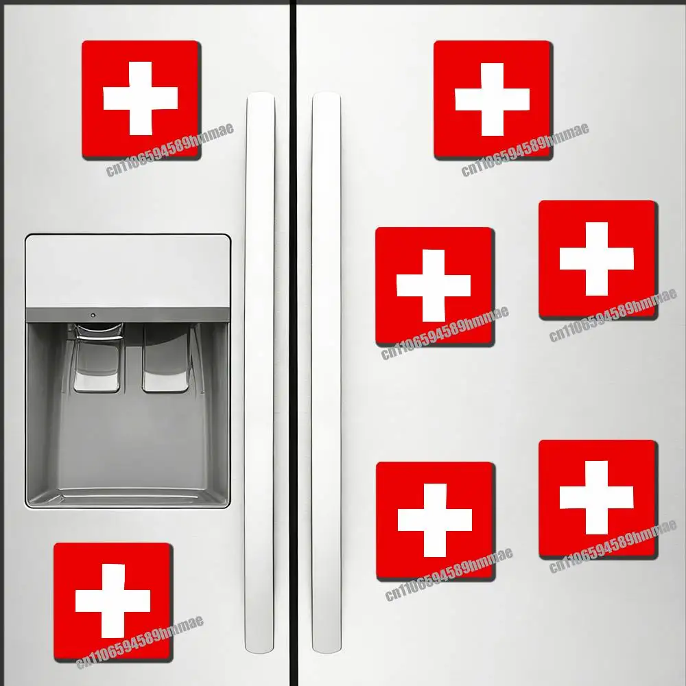 For Swiss Switzerland Fridge Freezer Refrigerator Magnets Kitchen Metal Cabinet Magnetic Sticker Card Home Cover