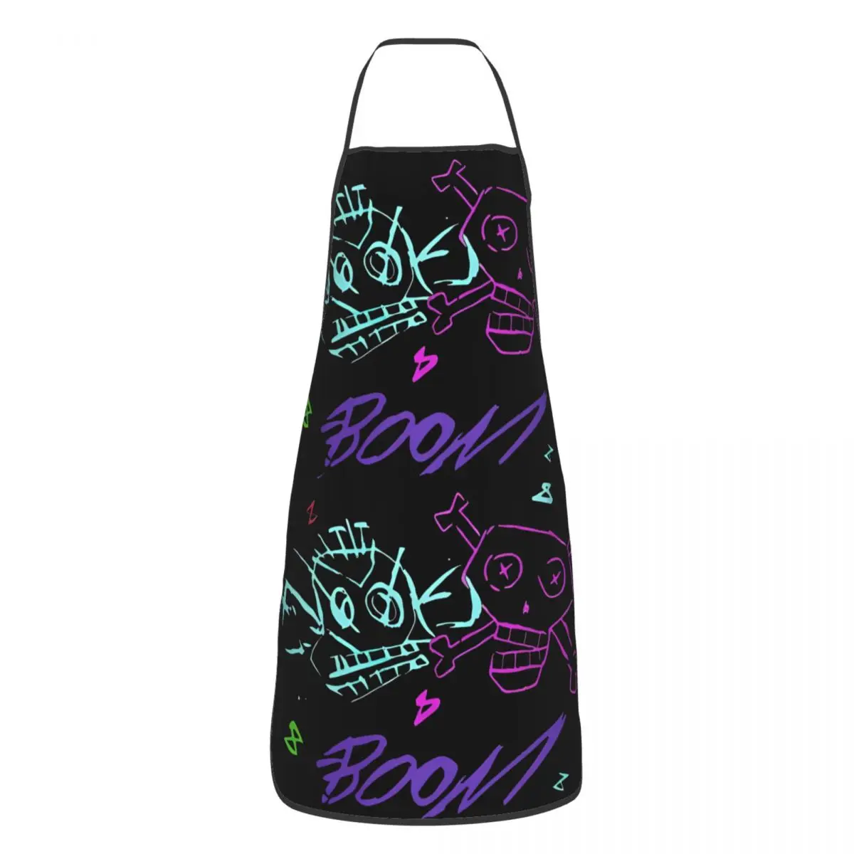 Jinx Monkey Arcane Aprons Unisex Sleeveless Kitchen Bib League Battle Game Legends Polyester Cuisine Cooking Pinafore