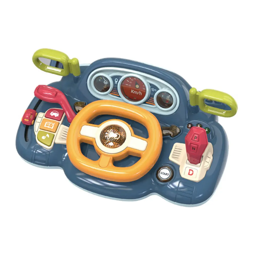 

Kids Simulation Driving Fake Steering Wheel Educational Plaything For Children Car Driving Learning Experience Plastic Steering