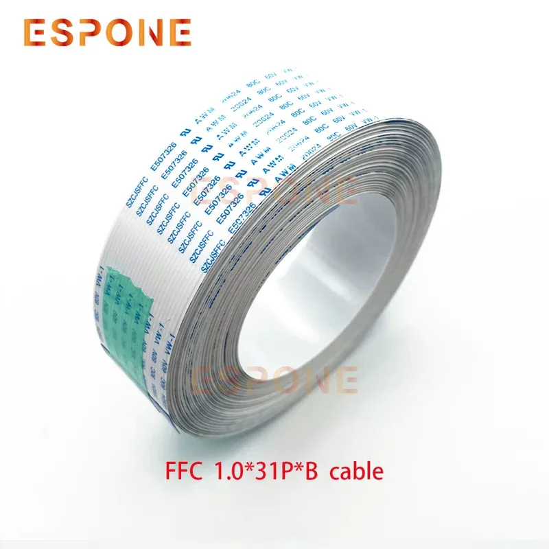 ESPONE 1 قطعة FFC 31P كابل لمجرة الذكية اللون Mutoh VJ1604 1624 RJ900 لوحة الطابعة كابل بيانات مسطح 31 دبابيس الملعب 1.0 مللي متر