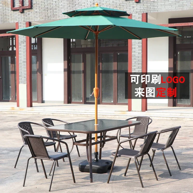 Outdoor parasol, courtyard umbrella, open-air garden, big sun umbrella, guard tent umbrella, commercial outdoor stall umbrella o