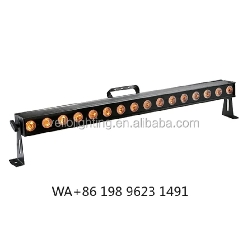 1861 Super Slim 6in1 RGBWA UV LED Stage Bar Light DMX Control Slim Bar Lighting for Wedding Party Club Disco Event