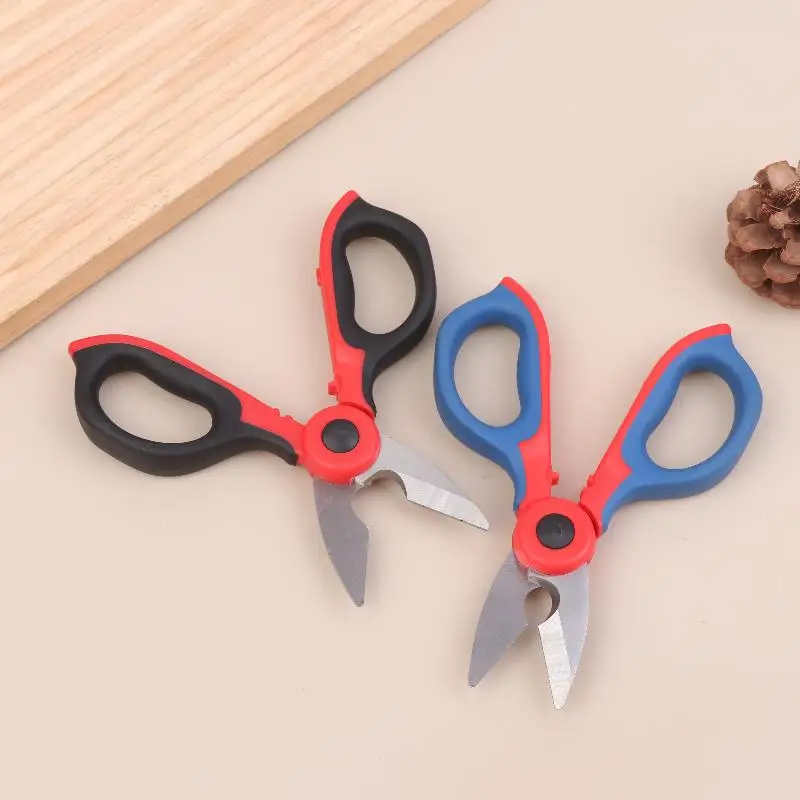 Industrial-grade Heavy-duty Cable Cutters Electrician's Shears, Non-slip Manual Wire Strippers, Household Shears (with Sheath)