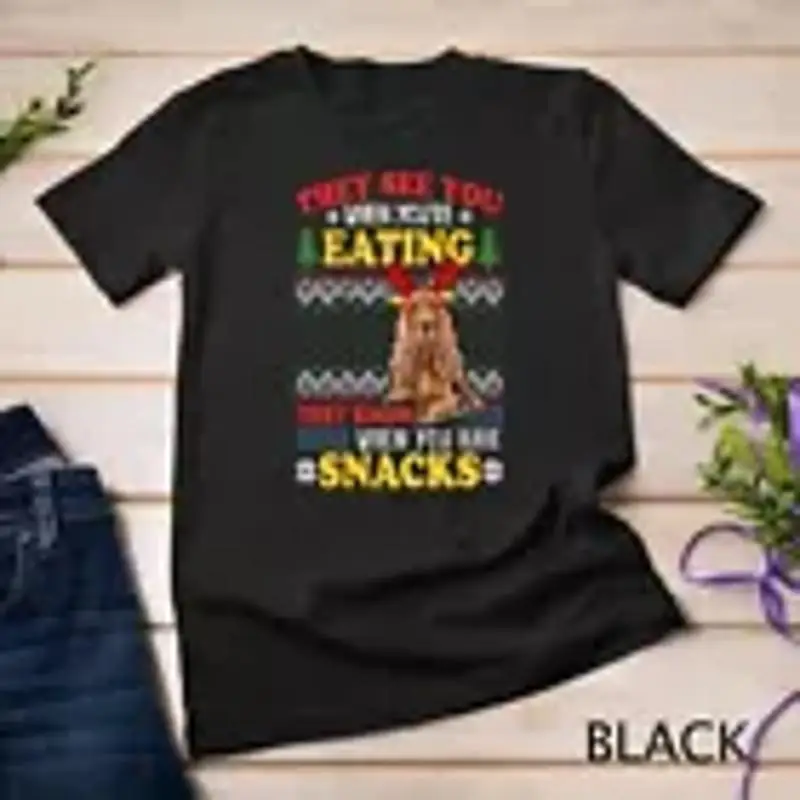

Cocker Spaniel Ugly Christmas Dog Lover Xmas Gift Unisex T shirt