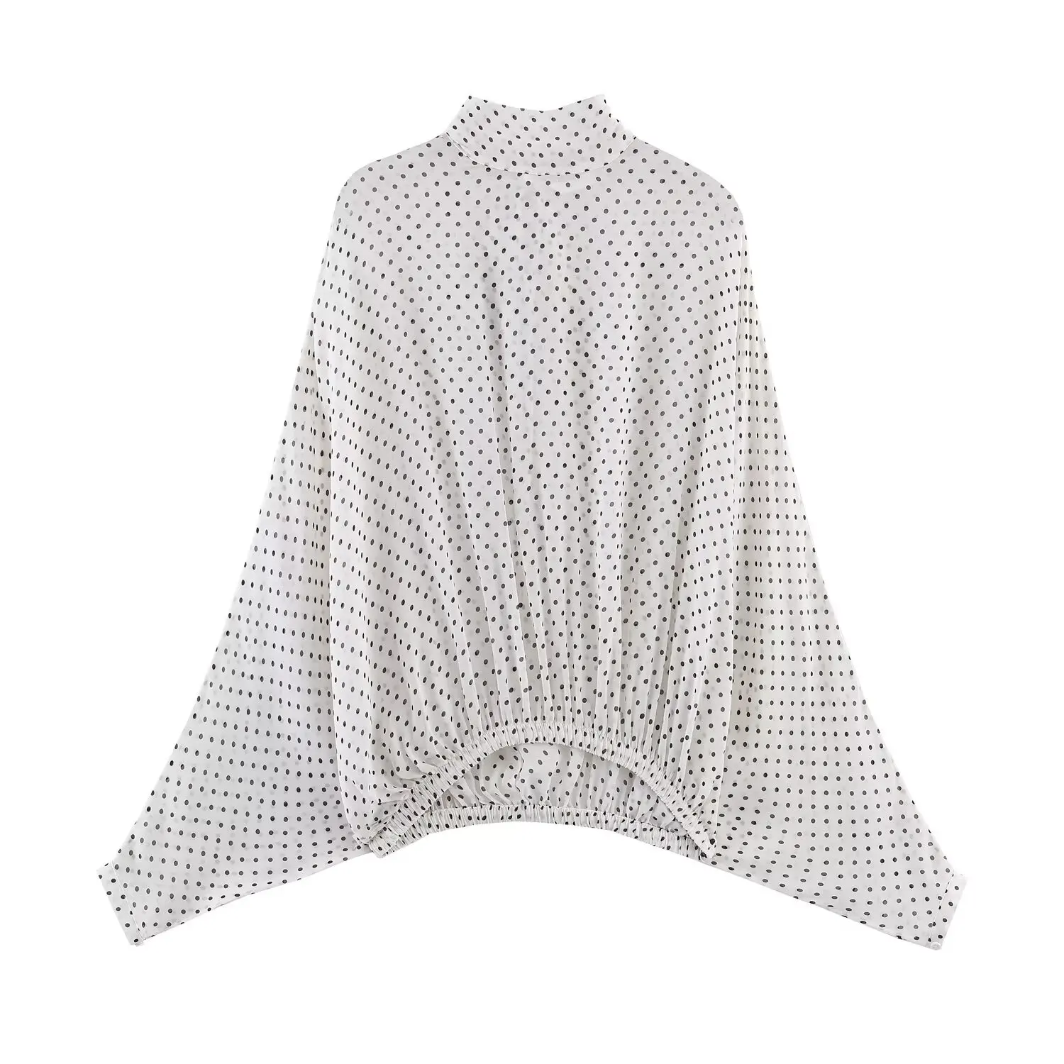 KONDALA Vintage Polka Dot Vrouwen Sets Chiffon Strikje Losse Blouses Losse Lange Rokken Mode 2026 Lente Zomer Vakantie Pakken