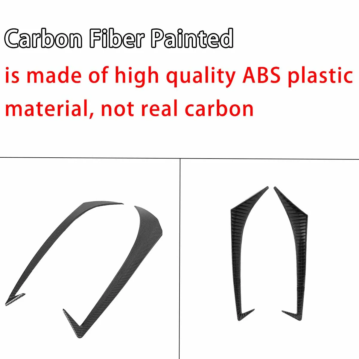For 2021-2025 Lexus IS All Models IS300 IS350 F-Sport Rear Bumper Trim Glossy Black Car Accessories Carbon Fiber Painted Plastic