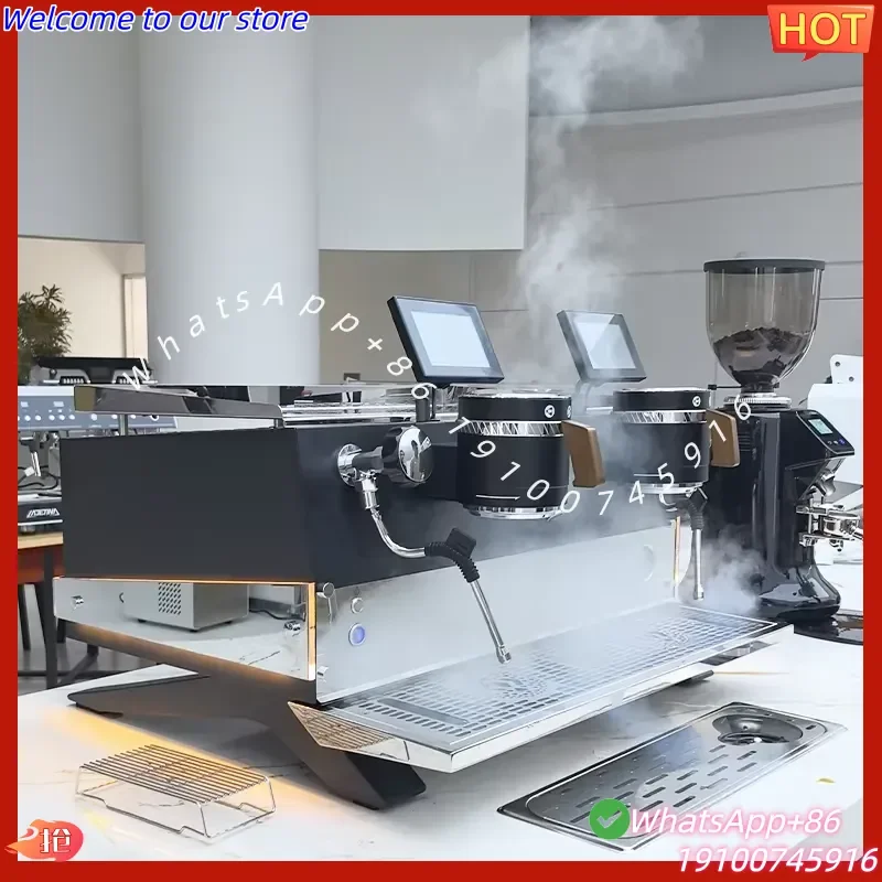 2026Hot Dazheng Dragon Ae-2 Multi Function 2 Head Semi-Automatic 9 Bar Espresso Coffee Maker Machine With 5.0