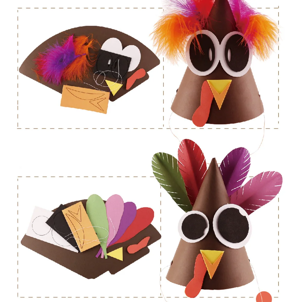 

Thanksgiving Turkey Hat for New Fashion Design Popular Elasticity Stretchy Comfortable Gift Turkey Hat for