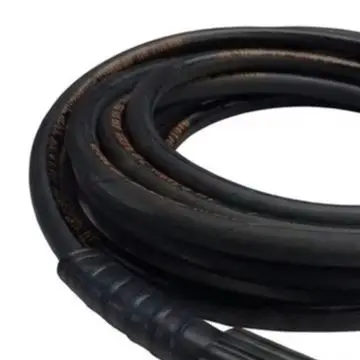 7m Steel Wire High Pressure Hose For 280 380 Pressure Washer Cleaning Machine Black Reinforced Rubber Pipe Garden Tool