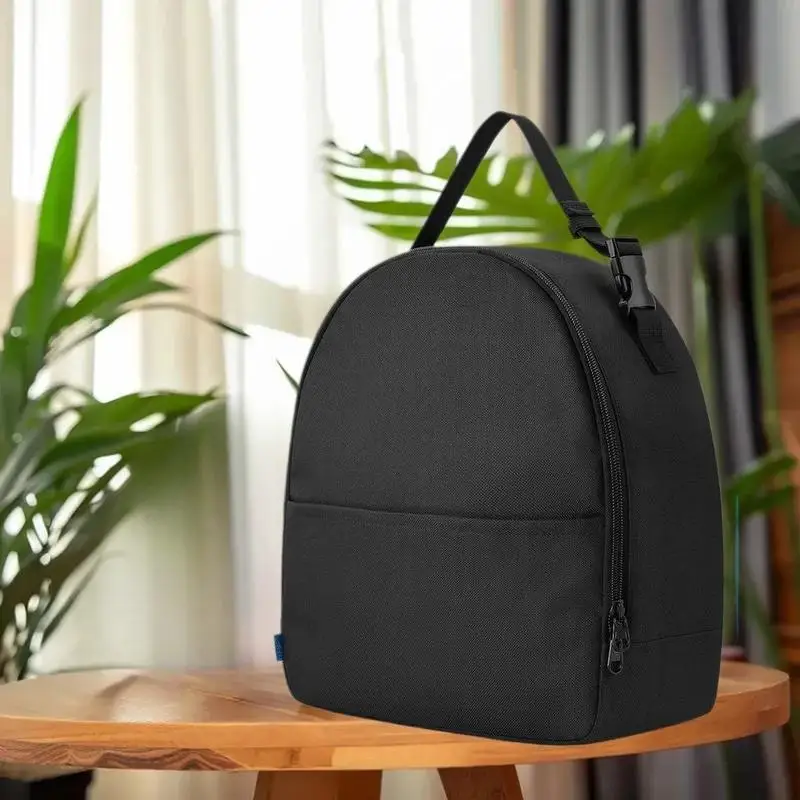 Bolsa de herramientas pequeña, estuche de almacenamiento con ventilador de refrigeración anticaída, funda protectora electrónica, bolsa con cremallera y mango ajustable para herramientas