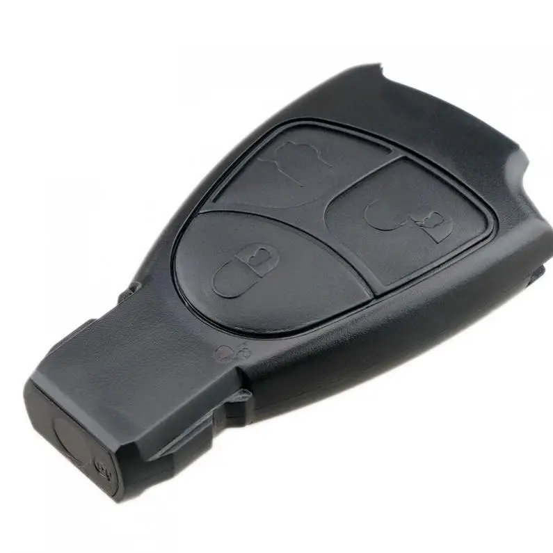 Carcasa inteligente para llave de coche de 3 botones, funda de repuesto para mando a distancia de coche compatible con Mercedes Benz W168 W202 W203