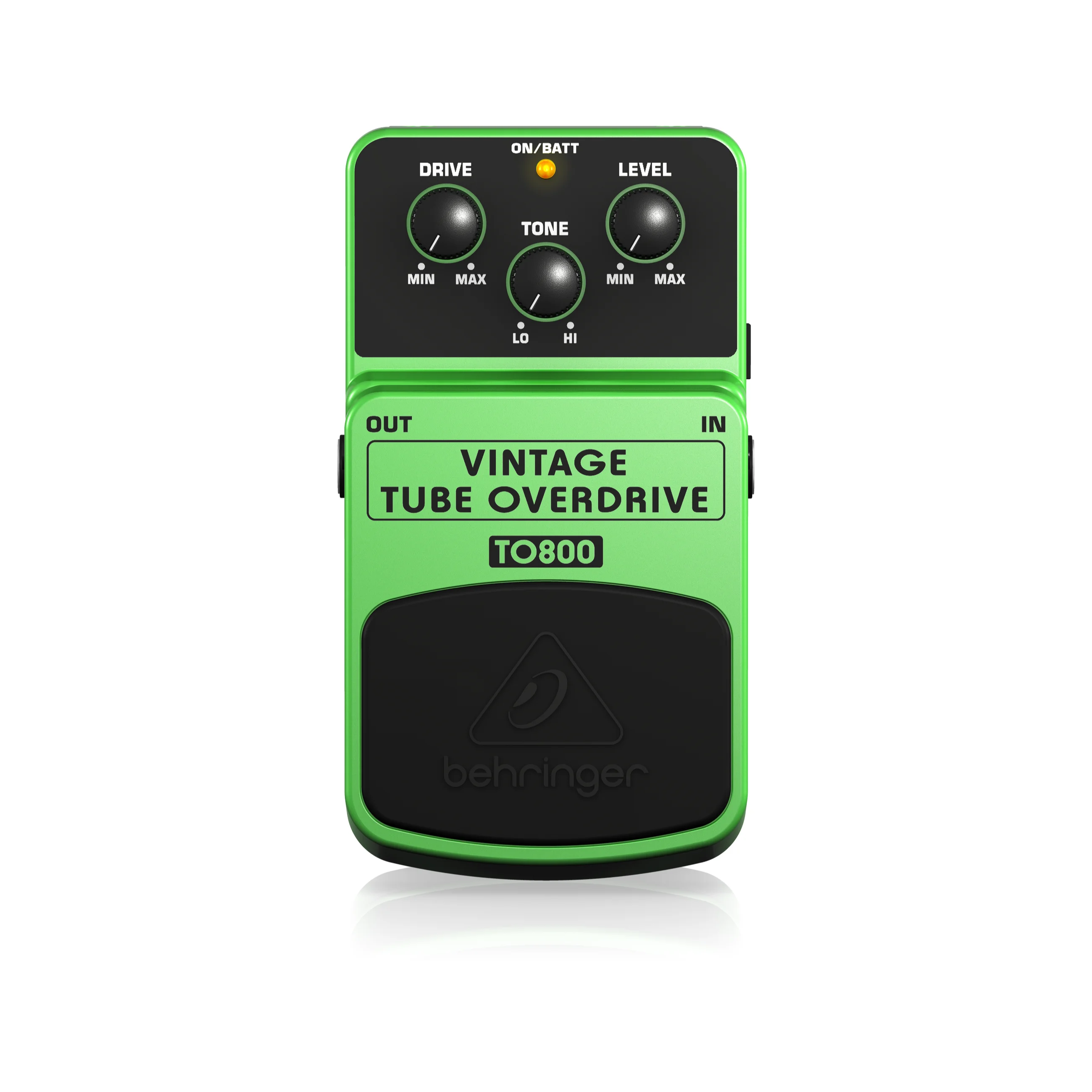 BEHRINGER TO800 Vintage Tube-Sound Overdrive Effects Pedal Get vintage overdrive, smooth sustain and screaming fat tone