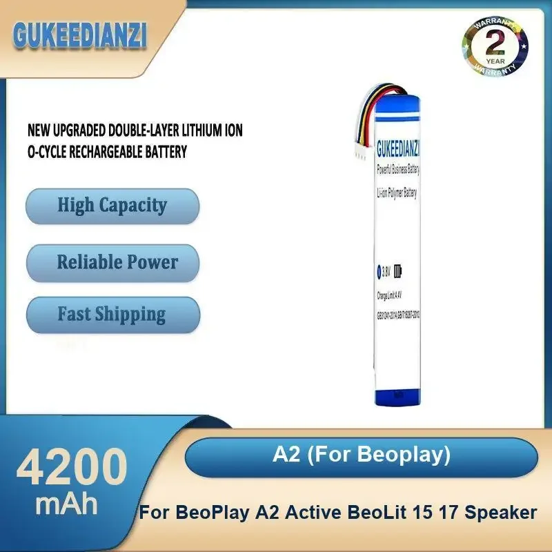 

A2 (For Beoplay) 4200mAh High Capacity Audio Equipment Battery For BeoPlay A2 Active BeoLit 15 17 Speaker
