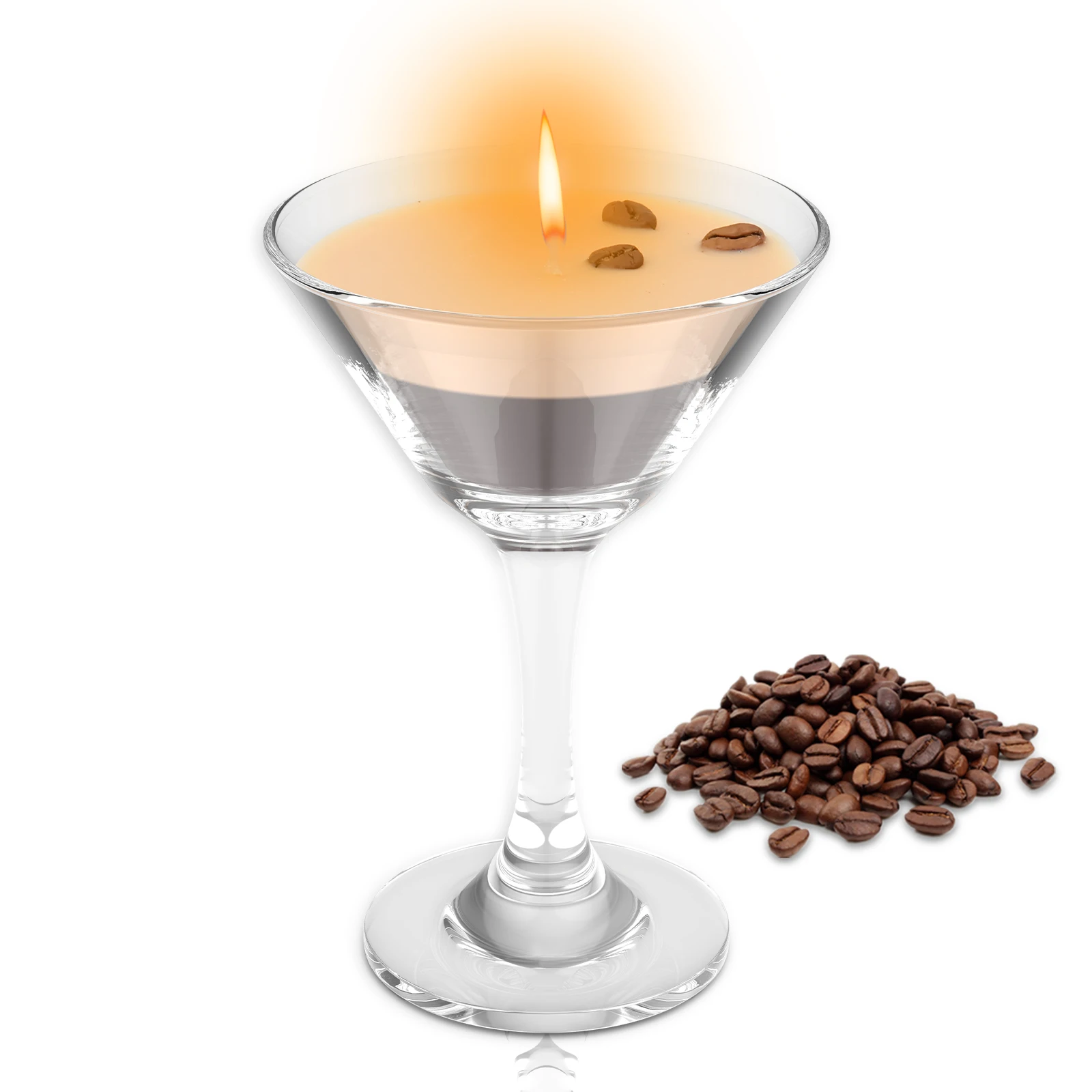 1Pc Scented Candles Espresso Martini Candle Decorative Coffee Martini Candle Elegant Coffee Bar Decor Candle for Women Girl Gift