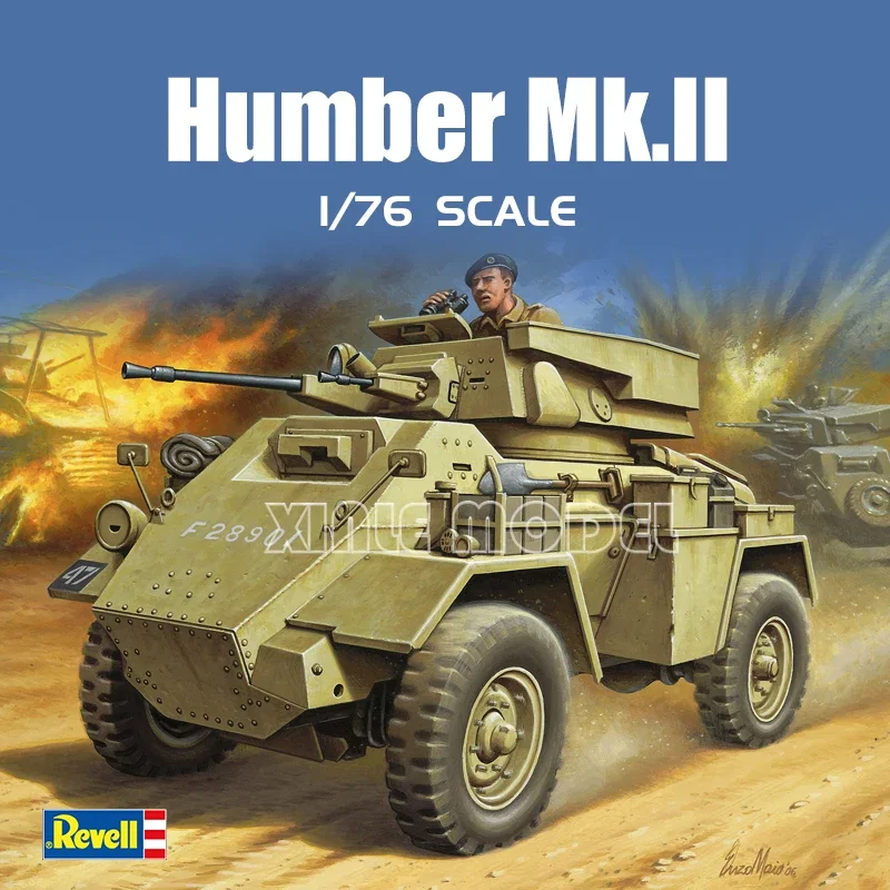 

Комплект модели пластикового танка Revell в сборе 03289 Humber Mk. II 1/76