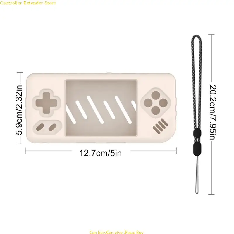 Casing Pelindung Konsol Game Genggam untuk RG28XX Penutup Tahan Benturan Casing Cakupan Penuh Casing Silikon Penutup Lembut