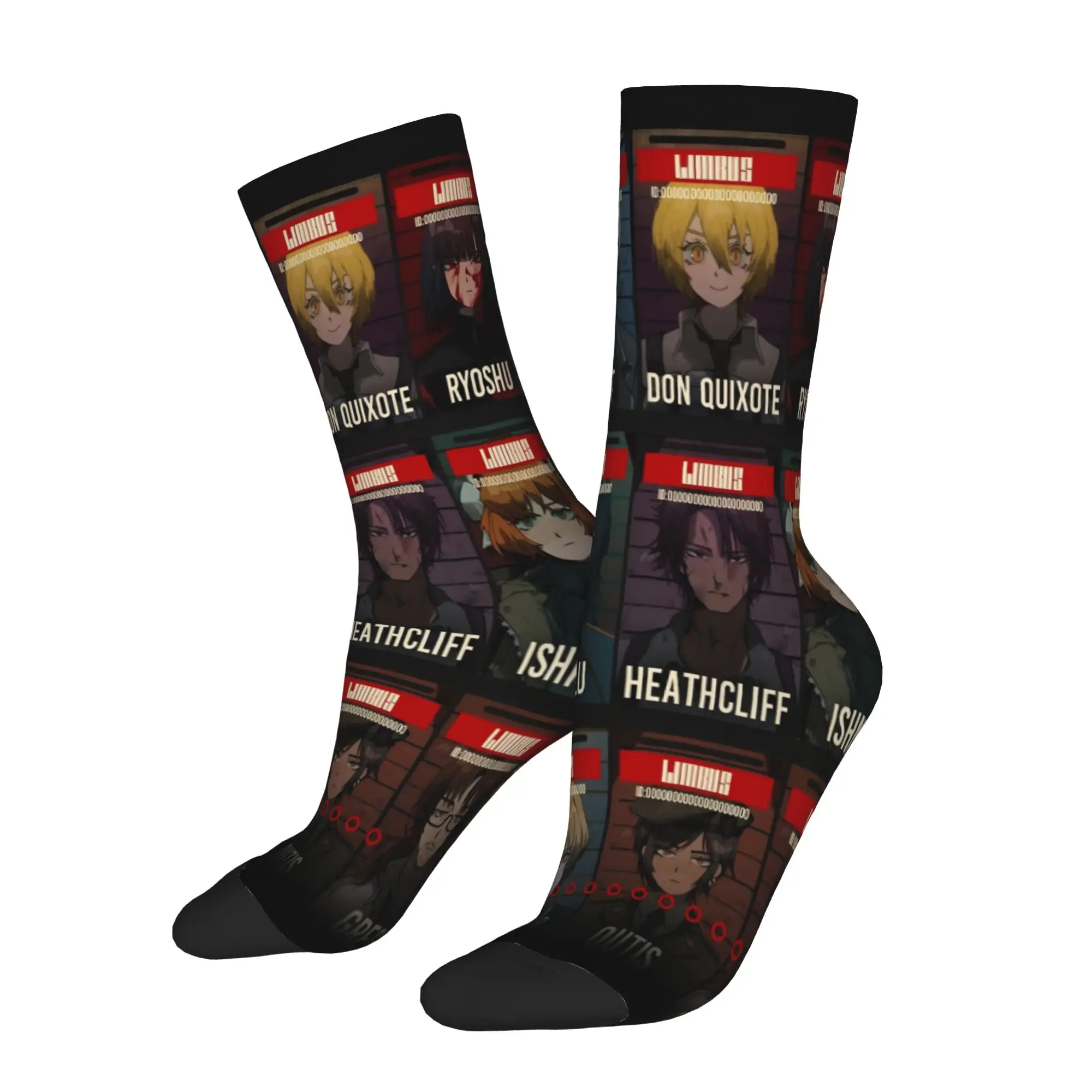 Limbus Company Project moon Design Socks Merch for Unisex Non-slip Printing Socks
