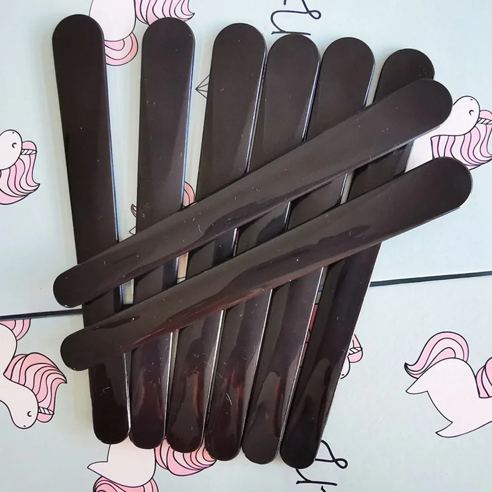 50 قطعة قناع الوجه خلط ملاعق مريحة البلاستيك اثارة أدوات ماكياج الأساس أحمر الخدود ظلال العيون الشفاه خلاط ألوان #1