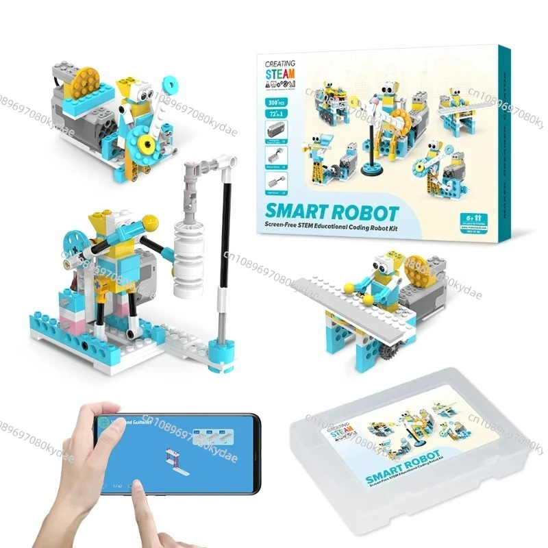 Makerzoid Smart Robot 72-in-1 STEM Toy Educational Leaning Kit Building Robot Kit for Kids Ages 6+