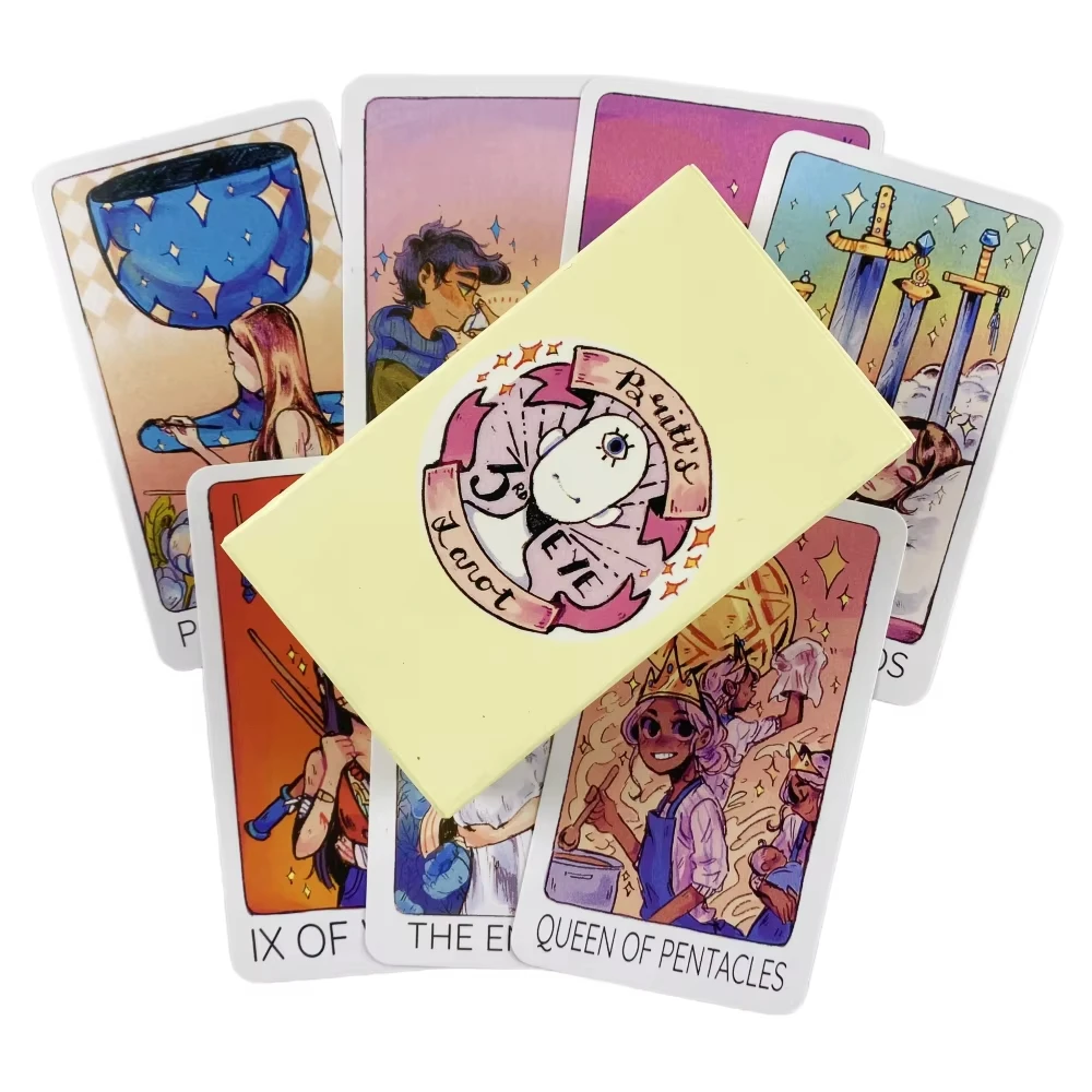 Hot Sell Deck Britt's Third Eye Tarot Card Oracle Friends Party Board Game Divination Fate