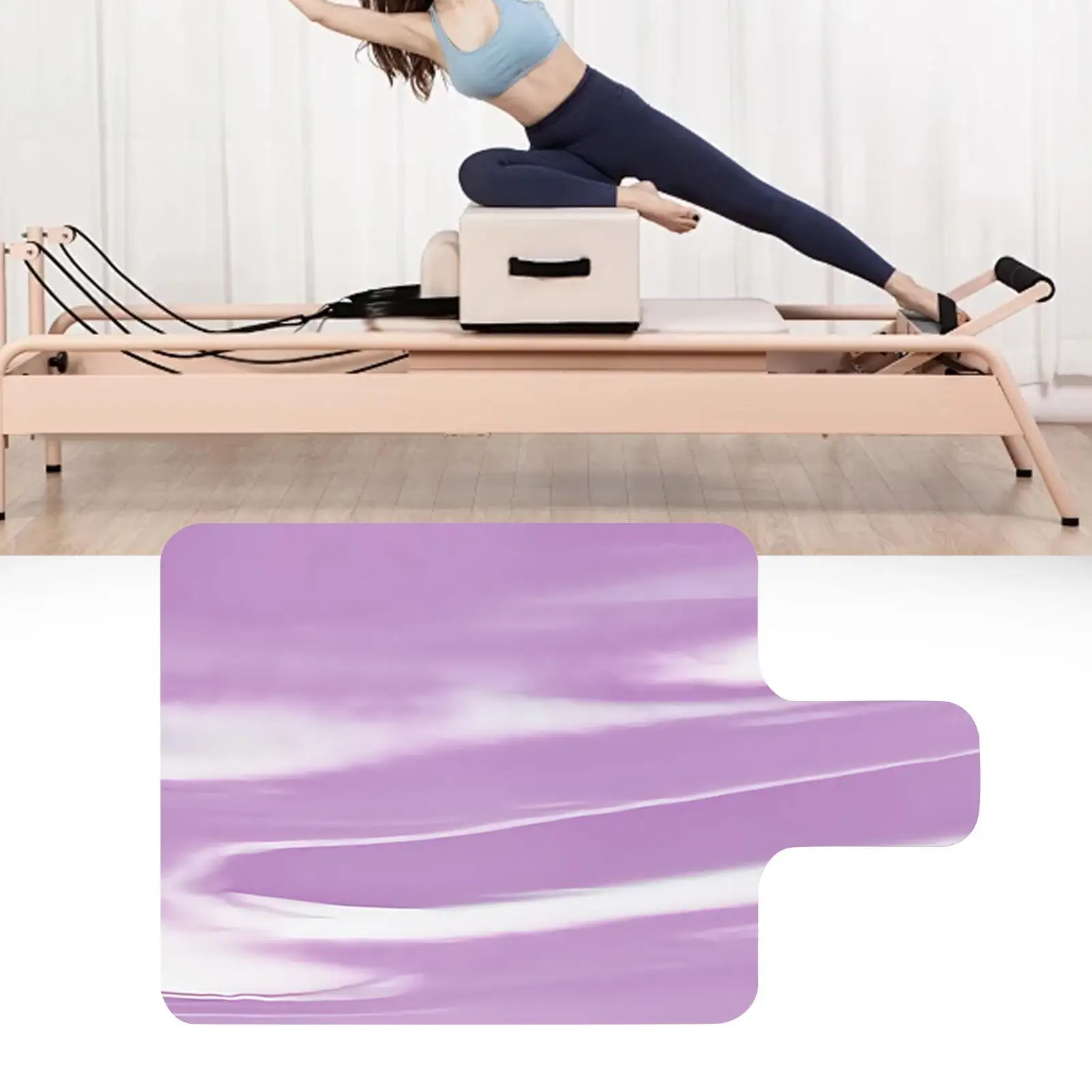 Pilates Reformer Pad Pilates Reformer Mat Suede Goma Plegado Yoga Mat Pilates
