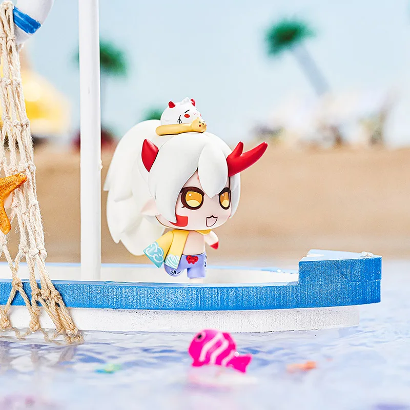 Onmyoji praia lodge ovo caixa cega brinquedos saco de adivinhação caja ciega saco cego brinquedo figuras de anime modelo bonito presente de aniversário caixa de mistério