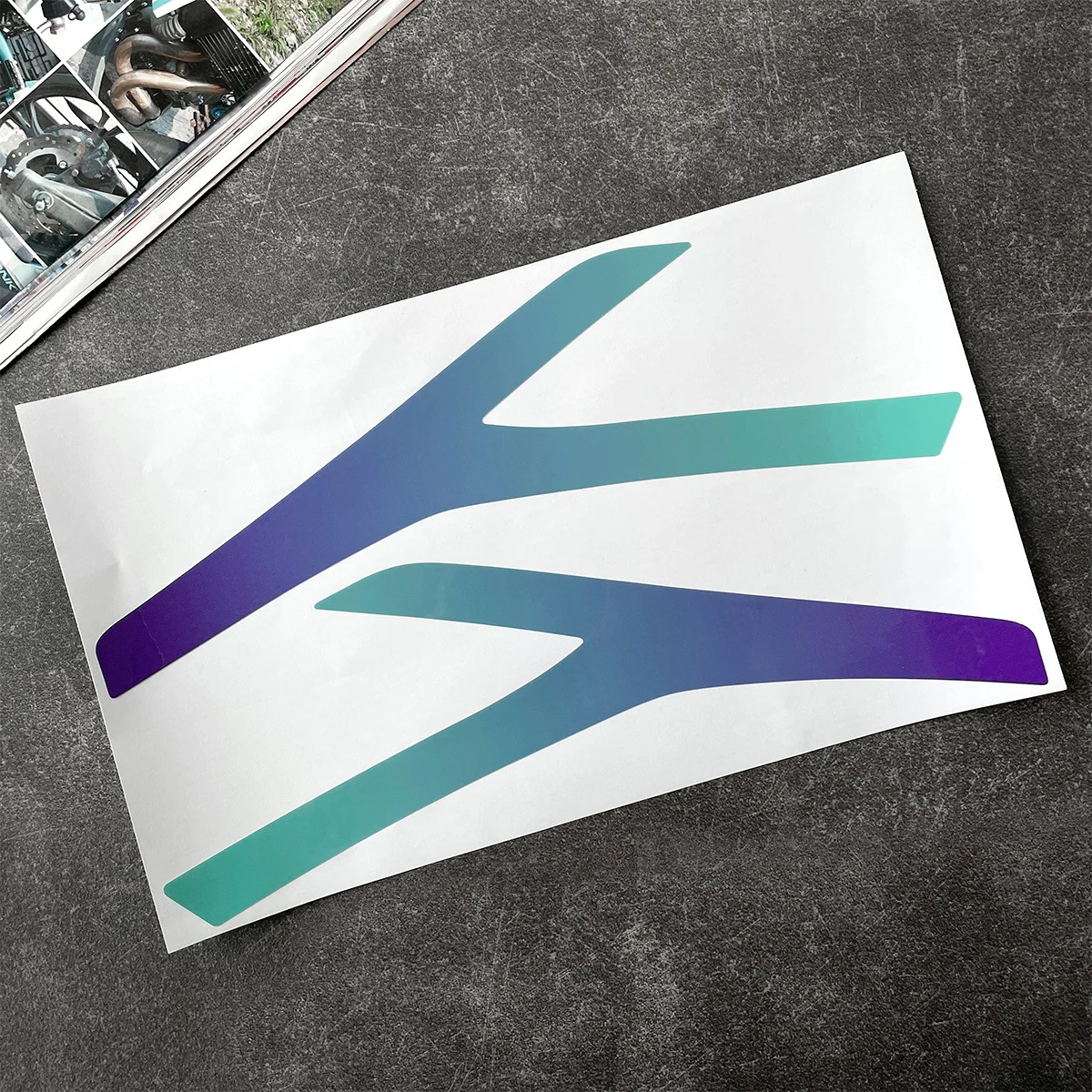 

For Honda NS150GX/NS150 Motorcycle Headlight Decal - Compatible with NS150 150GX models, direct-mounted headlight