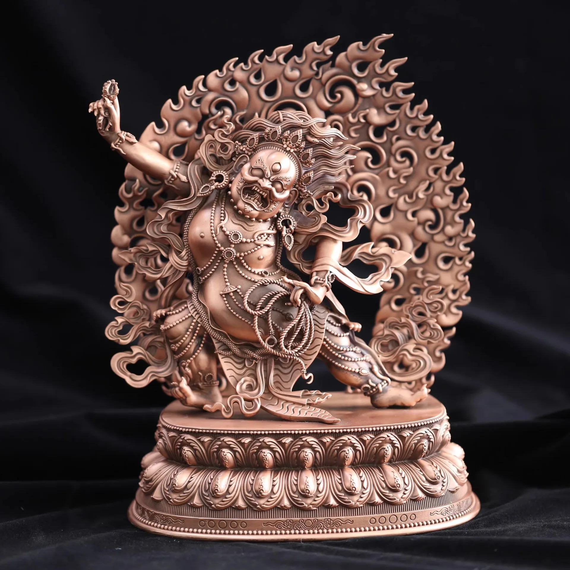 

CZ Statue Mahagala Buddha Statue Copper Small Buddha Ornament