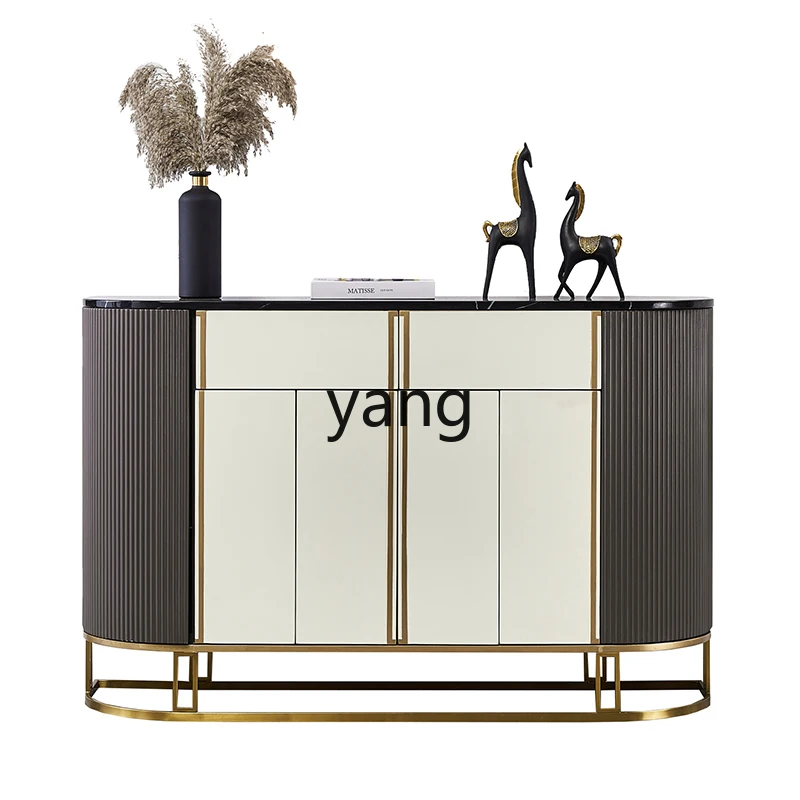 

LMM entrance cabinet light luxury entrance foyer living room tea storage simple modern shoe cabinet