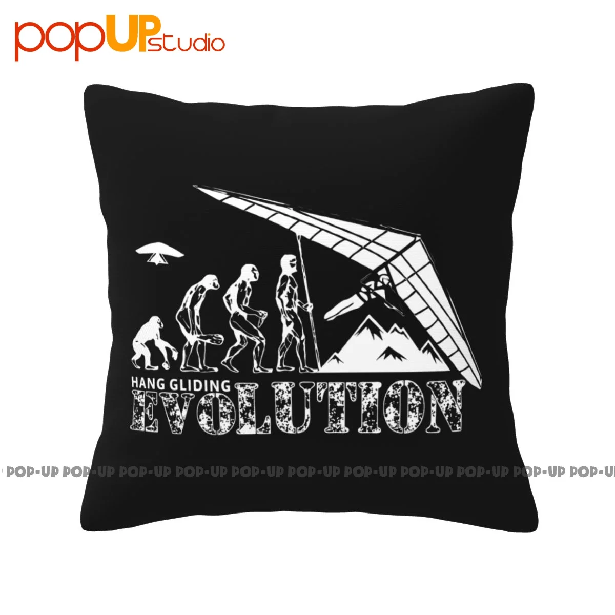 Cozy Hang Gliding Hang Glider Evolution Paraglider Pillowcase Throw Pillow Cover Breathable