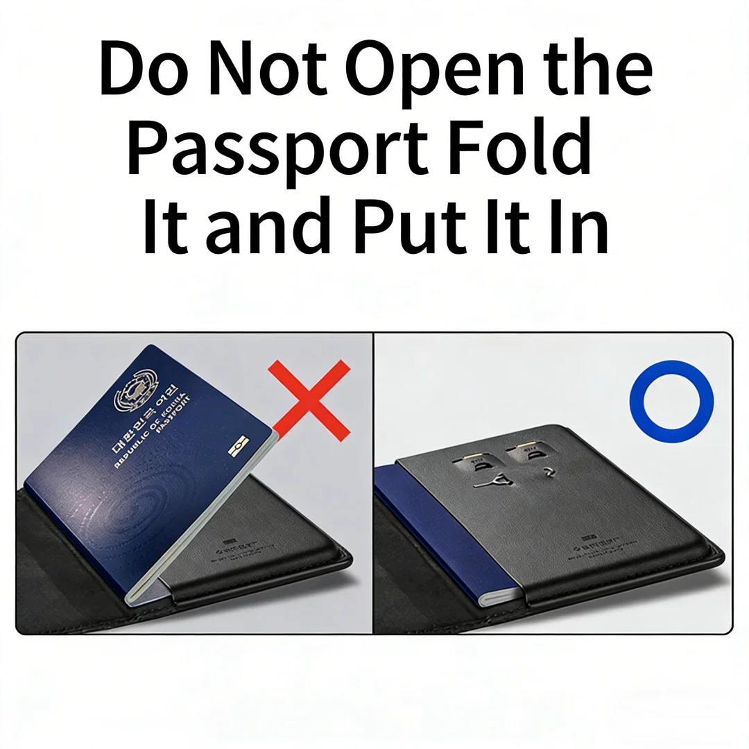 Uniwersalny futerał na paszport Spigen z blokadą RFID, oryginalny portfel na karty, ochrona przed kradzieżą i upadkiem, etui na karty, idealny na prezent. — zdjęcie produktu 4