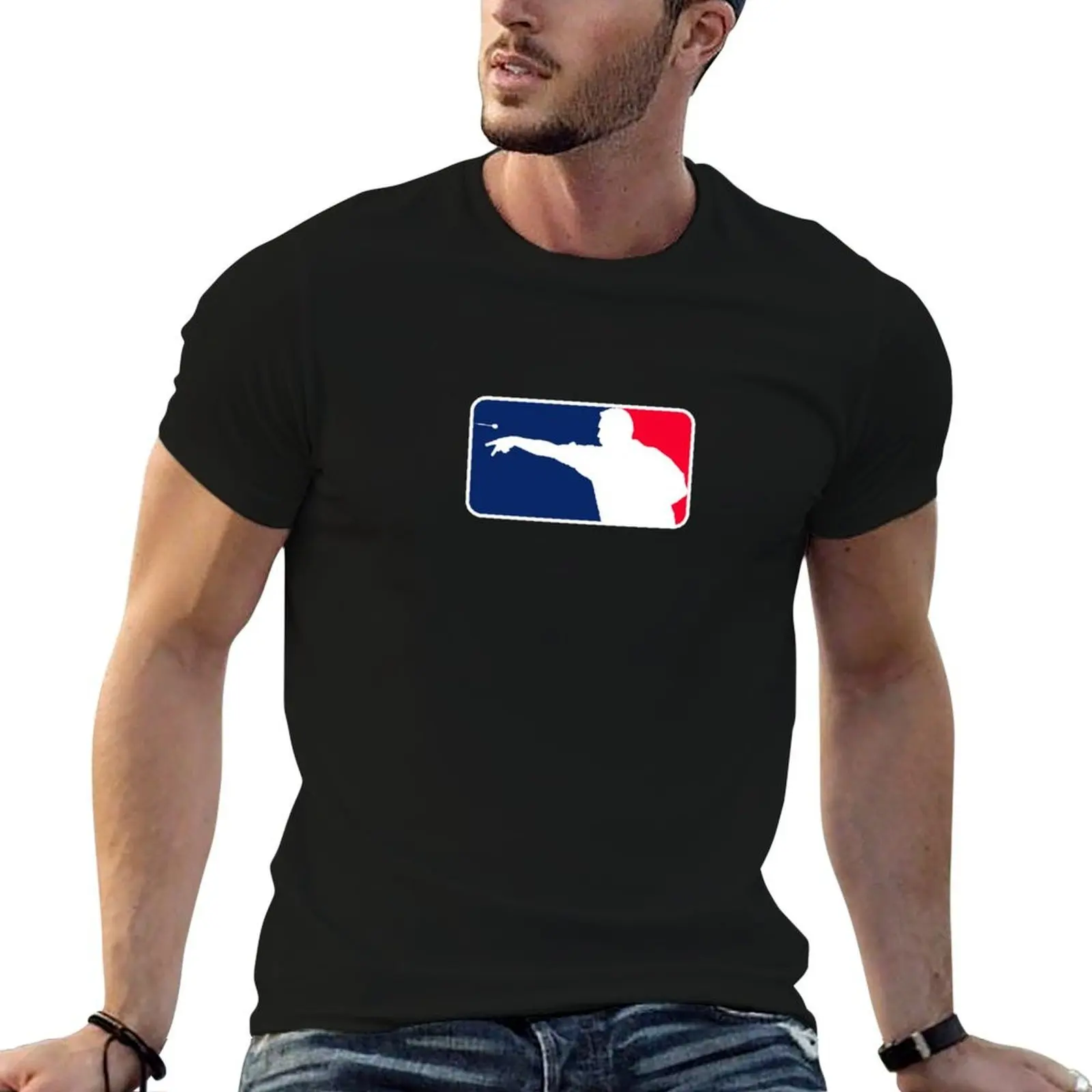 

League Darts T-Shirt t shirts cotton 100% t shirts for man pack white t shirts for man graphic tees T-shirt